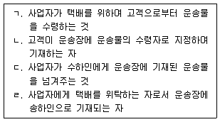 물류관리사 1교시 2019년 1회 65번 문제 그림