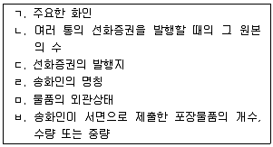물류관리사 1교시 2021년 1회 105번 문제 그림