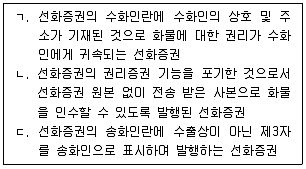 물류관리사 1교시 2021년 1회 91번 문제 그림