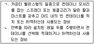 물류관리사 2교시 2011년 1회 7번 문제 그림