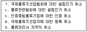 물류관리사 2교시 2012년 1회 47번 문제 그림