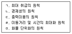 물류관리사 2교시 2020년 1회 4번 문제 그림