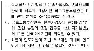 물류관리사 2교시 2021년 1회 60번 문제 그림