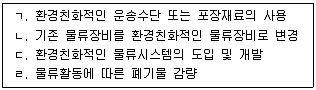 물류관리사 2교시 2022년 1회 42번 문제 그림