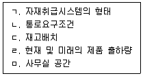 물류관리사 2교시 2023년 1회 11번 문제 그림
