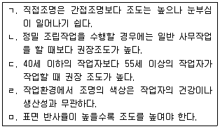 산업보건지도사 2018년 1회 67번 문제 그림