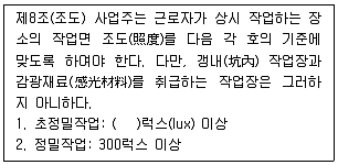 산업보건지도사 2021년 1회 75번 문제 그림