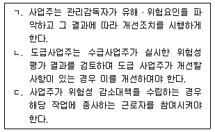 산업보건지도사 2022년 1회 73번 문제 그림
