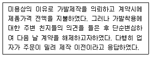 소비자전문상담사 2급 2016년 2회 23번 문제 그림
