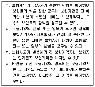 손해평가사 1차 2019년 1회 7번 문제 그림
