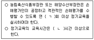 손해평가사 1차 2024년 1회 29번 문제 그림
