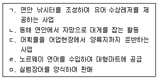 수산물품질관리사 1차 2018년 1회 77번 문제 그림
