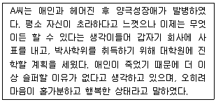 임상심리사 1급 2010년 1회 70번 문제 그림