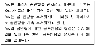 임상심리사 1급 2012년 1회 27번 문제 그림