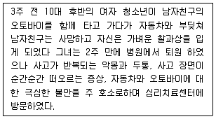 임상심리사 1급 2016년 1회 21번 문제 그림