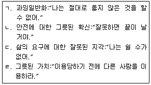 임상심리사 2급 2019년 2회 99번 문제 그림