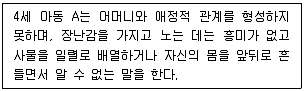 임상심리사 2급 2021년 1회 36번 문제 그림