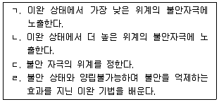 임상심리사 2급 2021년 1회 79번 문제 그림