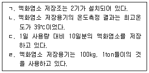 정수시설운영관리사 1급 1차 2019년 2회 18번 문제 그림