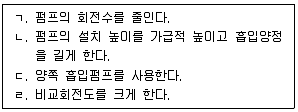 정수시설운영관리사 1급 1차 2021년 2회 77번 문제 그림