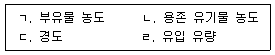 정수시설운영관리사 1급 1차 2024년 1회 18번 문제 그림