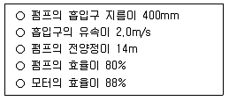 정수시설운영관리사 1급 1차 2024년 1회 80번 문제 그림