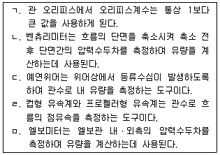 정수시설운영관리사 3급 1차 2023년 1회 62번 문제 그림