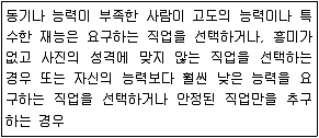 직업상담사 2급 2019년 2회 38번 문제 그림