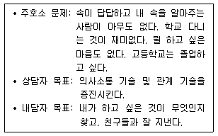 청소년상담사 1급(1교시) 2017년 1회 8번 문제 그림