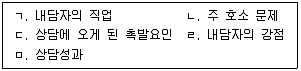청소년상담사 1급(1교시) 2020년 1회 2번 문제 그림