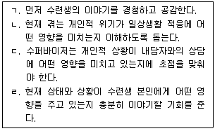 청소년상담사 1급(1교시) 2020년 1회 25번 문제 그림