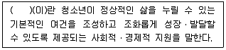 청소년상담사 1급(1교시) 2023년 1회 26번 문제 그림