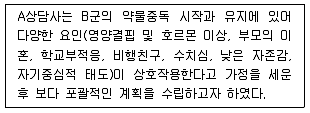 청소년상담사 1급(2교시) 2019년 1회 60번 문제 그림