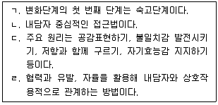 청소년상담사 1급(2교시) 2021년 1회 60번 문제 그림