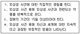 청소년상담사 1급(2교시) 2021년 1회 90번 문제 그림