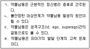 청소년상담사 1급(2교시) 2022년 1회 68번 문제 그림