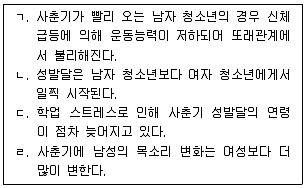 청소년상담사 1급(2교시) 2024년 1회 38번 문제 그림