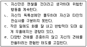 청소년상담사 2급(1교시) 2014년 1회 3번 문제 그림