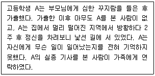 청소년상담사 2급(1교시) 2021년 1회 86번 문제 그림