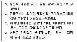 청소년상담사 2급(1교시) 2024년 1회 11번 문제 그림
