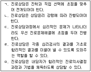 청소년상담사 2급(2교시) 2015년 1회 26번 문제 그림