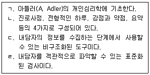 청소년상담사 2급(2교시) 2020년 1회 22번 문제 그림