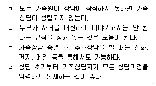 청소년상담사 2급(2교시) 2024년 1회 67번 문제 그림