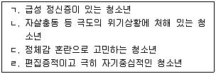 청소년상담사 3급(1교시) 2016년 1회 53번 문제 그림