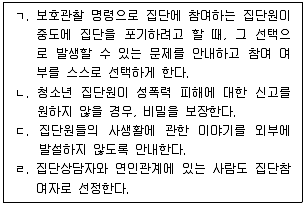 청소년상담사 3급(1교시) 2024년 1회 30번 문제 그림