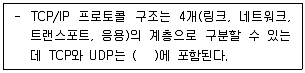 네트워크관리사 1급 2020년 1회 14번 문제 그림