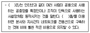 네트워크관리사 2급 2021년 1회 26번 문제 그림