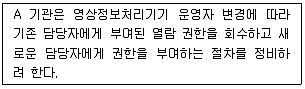영상정보관리사 2025년 4회 11번 문제 그림