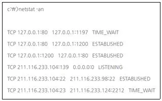 인터넷보안전문가 2급 2023년 2회 47번 문제 그림