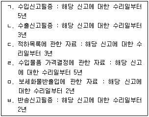 9급 국가직 공무원 관세법개론 2013년 1회 12번 문제 그림